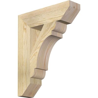 4"W x 16"D x 20"H Olympic Slat Rough Sawn Bracket, Douglas Fir