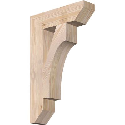 3 1/2"W x 14"D x 22"H Westlake Slat Smooth Bracket, Douglas Fir