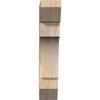 3 1/2"W x 14"D x 18"H Westlake Slat Smooth Bracket, Douglas Fir view 2