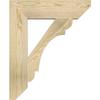 4"W x 18"D x 22"H Olympic Slat Rough Sawn Bracket, Douglas Fir view 3