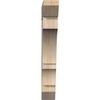 5 1/2"W x 30"D x 38"H Balboa Slat Smooth Bracket, Douglas Fir view 2