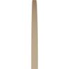 Ekena Millwork GVURHR24X12DSMPR Timberthane Rustic Smooth Half Round Faux Wood Non-Functional, Primed Tan Urethane Gable Vents, 24"W x 12"H, Primed view 3