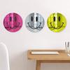 4ArtWorks - Happy Face 19" x 19" Pink Mirror Wall Art, Iconic Cool Decor, Classic Emoji Wall Hanging for Home Studio, Dorm, Studio or Kids Room, Smiley Happy Face view 4