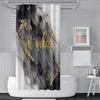 DORCEV 70x72inch Marble Get Naked Shower Curtain Black and Gold Marble Texture Aesthetic Classical Abstract Bathroom Curtain Luxurious Graphic Unique Gouache Liquid Aesthetic Bath Curtain with Hooks view 2