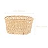 VOSAREA 2pcs Food Storage Stylish Home Use Woven Containers for Fruits and Snacks for Kitchen Organization and Decor view 2