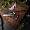 aisyoko Santoku Knife 5 inches-Japan VG-10 Super Steel 67 Layer Damascus Steel-Sharp Kitchen Knife-Luxury Gift Box with Colored Wooden Handle-With Scabbard view 4