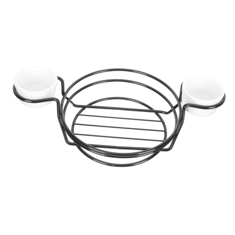 1set Versatile Iron Snack Basket for Fried Chips Fruits and Vegetables Stylish Decorative Storage for Home and Kitchen Use