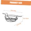 1set Versatile Iron Snack Basket for Fried Chips Fruits and Vegetables Stylish Decorative Storage for Home and Kitchen Use view 2