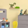 CribMATE Wall Shelf Kids Dino Nursery Decor Shelves Floating Bookshelf Wood Toy Display Organizer Green DS001 0 view 2
