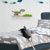 CribMATE Wall Shelf Kids Dino Nursery Decor Shelves Floating Bookshelf Wood Toy Display Organizer Green DS001 0 view 4