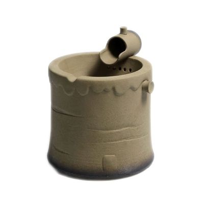 YKHB Tabletop Fountain Ceramic Tabletop Fountain Creative Flowing Water Living Room Decoration Desktop Fountain for Office Home Landscape Best Gift