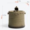 YKHB Tabletop Fountain Ceramic Tabletop Fountain Creative Flowing Water Living Room Decoration Desktop Fountain for Office Home Landscape Best Gift view 2