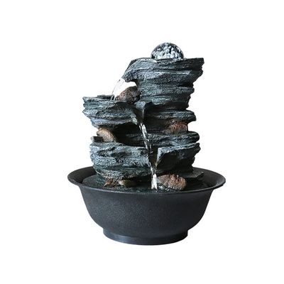 YKHB Tabletop Fountain Tabletop Fountain Indoor Relaxing Desktop Fountain,Soothing The Sound of Water,Suitable for Office Desktop Decoration Best Gift (Color : A)