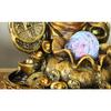 YKHB Tabletop Fountain Tabletop Fountain Resin Buddha Statue Desktop Fountain Feng Shui Ball Tabletop Fountain Zen Meditation Ornaments Best Gift (Color : A) view 3