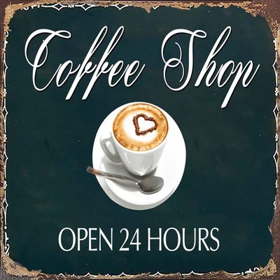 Sokomurg Retro Vintage Funny 12"x16"Indoor Coffee Shop Metal Aluminum Sign Garage Kitchen Decor Bar Pub Club Cafe Home Restaurant Wall Decor Art Sign Post Gifts for man