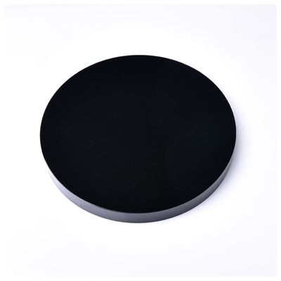 ZTBH Natural Meditation Crystal 1pcs Natural Obsidian Mirror, Round Home Decoration Crystal Stone (Size : 8cm)