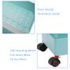 AYVANBER 4 Tier Slim Rolling Utility Kitchen Cart Bathroom Organizer for Narrow Places Multipurpose Storage Shelve Mobile Trolley for Bedroom Laundry Office Restaurant Garage Pantry (Teal) view 4