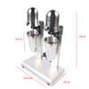 DYRABREST Double Head Milkshake Maker Kit, Stainless Steel Electric Milkshake Maker Machine, Classic Milkshake Maker with Cup, 2 Speed Adjustable (Type 1) view 3