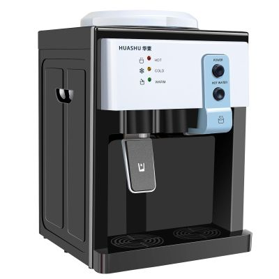 110V Electric Water Dispenser Top Loading Countertop Water Cooler Dispenser with Hot Cold and Room Temperature Water for Home Office Use