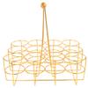 BESPORTBLE Metal Wine Bottle Carrier Wire Metal Beer Holder Crate with Handle for Home Bar KTV Party Picnic view 1