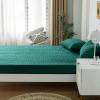 CFYCYHDZHT Bottom Sheets,Kids Bedroom Quilted Waterproof Mattress Protector, Hotel Solid Color Deep Pocket Mattress Topper for Full Queen King Bed,Green,King 198203cm+35cm view 2