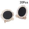 EXCEART 20pcs Mini Wooden Reusable Chalkboards Sturdy Stands for Weddings Parties Table Numbers and Message Boards Versatile Decorative Signs for Home and Events view 2
