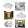 BESTHOMEOK Bathroom Shower Mirror Heated Pad Bathroom Heater Mat LED Mirror Heating Film (15.75??) view 4