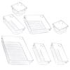 Cabilock 7pcs Storage Box Sets Makeup Finishing Holder Transparent Jewelry Boxes Sundries Organizing Containers Desktop Jewelry Organizer Drawer Organizer Stationary Storage Holder view 1