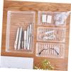 Cabilock 7pcs Storage Box Sets Makeup Finishing Holder Transparent Jewelry Boxes Sundries Organizing Containers Desktop Jewelry Organizer Drawer Organizer Stationary Storage Holder view 4