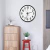 BcofoA Clocks Wall Clocks Living Room Fashion Creative Personality Clock Wall Watch Simple Household Silent Electronic Quartz Clock Wall 11-inch (Color : Red) view 3