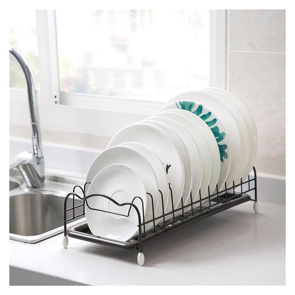 Dish Holder Household Dish Drying Rack Kitchen Countertop Utensil Organizer Storage Kitchen Dishware Storage Stand Cup Drying Rack (Color : A)