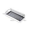 Dish Holder Household Dish Drying Rack Kitchen Countertop Utensil Organizer Storage Kitchen Dishware Storage Stand Cup Drying Rack (Color : A) view 2