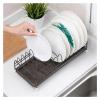 Dish Holder Household Dish Drying Rack Kitchen Countertop Utensil Organizer Storage Kitchen Dishware Storage Stand Cup Drying Rack (Color : A) view 4