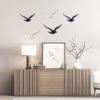 Ceramic White Dove Bird Handcrafted Sculpture 3D Wall Art Decor Home Living Room Office Wedding Gift 20cm view 4