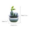 HNHYNSY Tabletop Waterfall Indoor Desktop Fountain Modern Zen Interior Desk Table Top Fountain Table Office Terrace Home Bedroom Relax Tabletop Water Fountain (Color : A) view 2