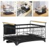 Dish Holder Dish Storage Rack Kitchen Dish Drainer Dish Rack Dish Drying Rack Organizer Multifunctional Storage Home Supplies Cup Drying Rack (Color : A) view 3