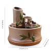 Tabletop Waterfall Indoor Fountain Elegant Desktop Fountain Desk Decoration Water Rockery Fountain Living Room Feng Shui Lucky Water Feature Fish Tank Indoor Desk Circulating Water Tabletop Water Foun view 2