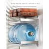 Dish Holder Dish Rack, Dish Drainer, Kitchen Dish Rack Storage Shelf, 2 Tier Dish Rack Holder, Dish Drying Rack Cup Drying Rack (Color : B) view 3