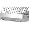 Dish Holder Dish Rack, Dish Drainer, Kitchen Dish Rack Storage Shelf, 2 Tier Dish Rack Holder, Dish Drying Rack Cup Drying Rack (Color : B) view 4