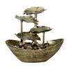 Tabletop Waterfall Indoor Waterfall Fountain Desktop Fountain LED Light USB Operation Home Office Room Desktop Decoration Home Decoration Ornaments Home Gifts for Friends Tabletop Water Fountain view 1