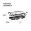 Dish Holder Household Dish Drying Rack Kitchen Countertop Utensil Organizer Storage Kitchen Dishware Storage Stand Cup Drying Rack (Color : A) view 2
