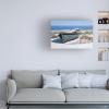 Trademark Fine Art 'Blue Boat on Beach' Canvas Art by Zhen Huan Lu view 3