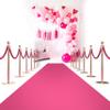 LEMONSODA Pink Carpet Floor Runner Hollywood Party Decoration Fabric 100 GSM (Pink, 2.6x30 Feet) view 2