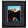 ArtToFrames 15x17 inch Satin Black Picture Frame with 2 Inch Single Black Mat, SingleMat-FRBW26079-15x17-89 view 2