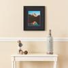 ArtToFrames 15x17 inch Satin Black Picture Frame with 2 Inch Single Black Mat, SingleMat-FRBW26079-15x17-89 view 3