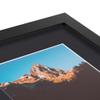 ArtToFrames 15x17 inch Satin Black Picture Frame with 2 Inch Single Black Mat, SingleMat-FRBW26079-15x17-89 view 4