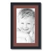ArtToFrames 9x17 inch Satin Black Picture Frame with 2 Inch Single Brique Mat, SingleMat-FRBW26079-9x17-760 view 1
