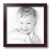 ArtToFrames 12x12 Inch Red Picture Frame, This 1.00 Inch Custom Wood Poster Frame is Brown - Comes with Foam Backing 3/16 inch and Regular Glass (FBPL0066-60823-YCHY-12x12) view 2