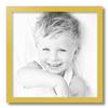 ArtToFrames 16x16 Inch Yellow Picture Frame, This 1.00 Inch Custom Wood Poster Frame is Yellow - Comes with Foam Backing 3/16 inch and Regular Glass (FBPL0066-60823-YYLW-16x16) view 2