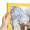 ArtToFrames 16x16 Inch Yellow Picture Frame, This 1.00 Inch Custom Wood Poster Frame is Yellow - Comes with Foam Backing 3/16 inch and Regular Glass (FBPL0066-60823-YYLW-16x16) view 3